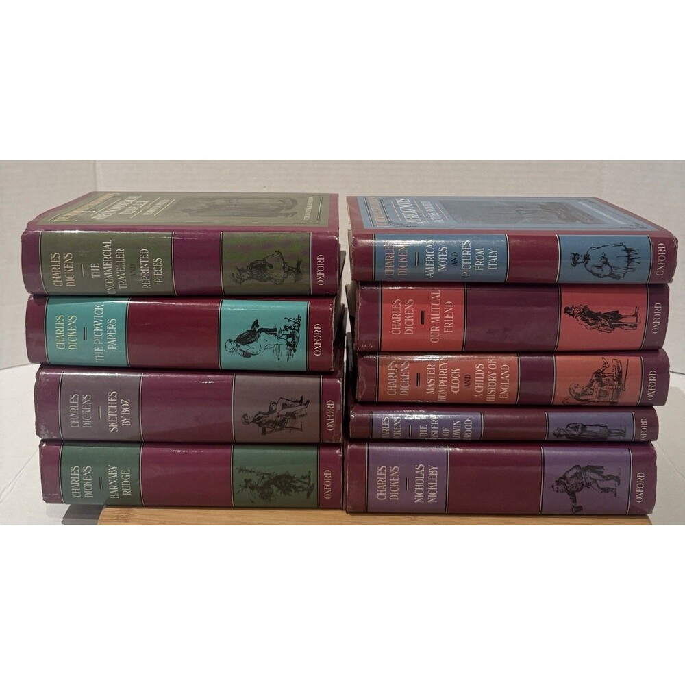 Oxford Illustrated Dickens (9 Volume Set) Books Hardcover
